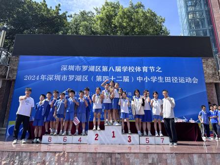 人民小学获区田径运动会团体总分第五名佳绩