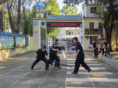 景园实验小学开展校园突发事件应急演练活动