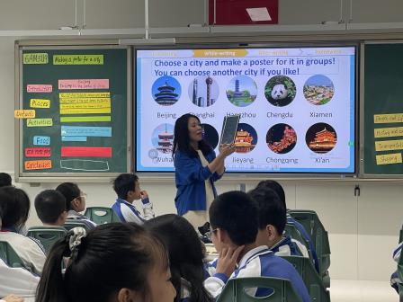 AI助力英文写作，精彩不断——邱洁苡工匠人才创新工作室与罗湖区小学英语联合立体教研活动试讲研磨