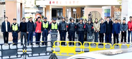 筑牢安全防线，守护校园平安 ——深圳市靖轩小学举行“护校队”应急处突演练活动