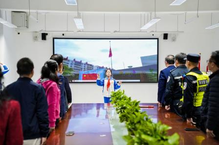 灵蛇献瑞启新程，AI时代绘华章 ——深圳市东晓小学举行2024-2025学年第二学期新校区开学典礼 　　