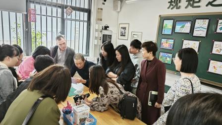 翠北实验小学上演学科融合创新课：是数学还是艺术？ ——深·粤·湘联合教研活动