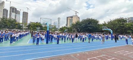 消防在心，安全“童”行——深圳市翠茵学校三至六年级举行消防应急疏散演练