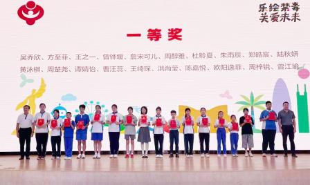 布心学子亮相全市禁毒绘画赛，美育成果再结硕果