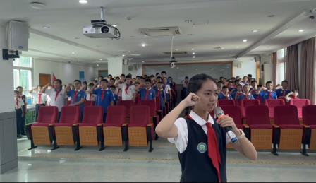 “强国复兴有我，争当新时代好少年”——深圳市洪湖小学举行2025年第二批少先队新队员入队暨五年级队员换戴大号红领巾仪式