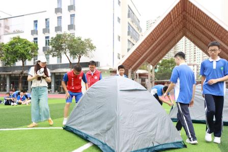 帐下巧手竞风采，以劳润心促成长——翠园文锦中学举办第三十五届校园文化艺术节之“帐筑”创艺活动